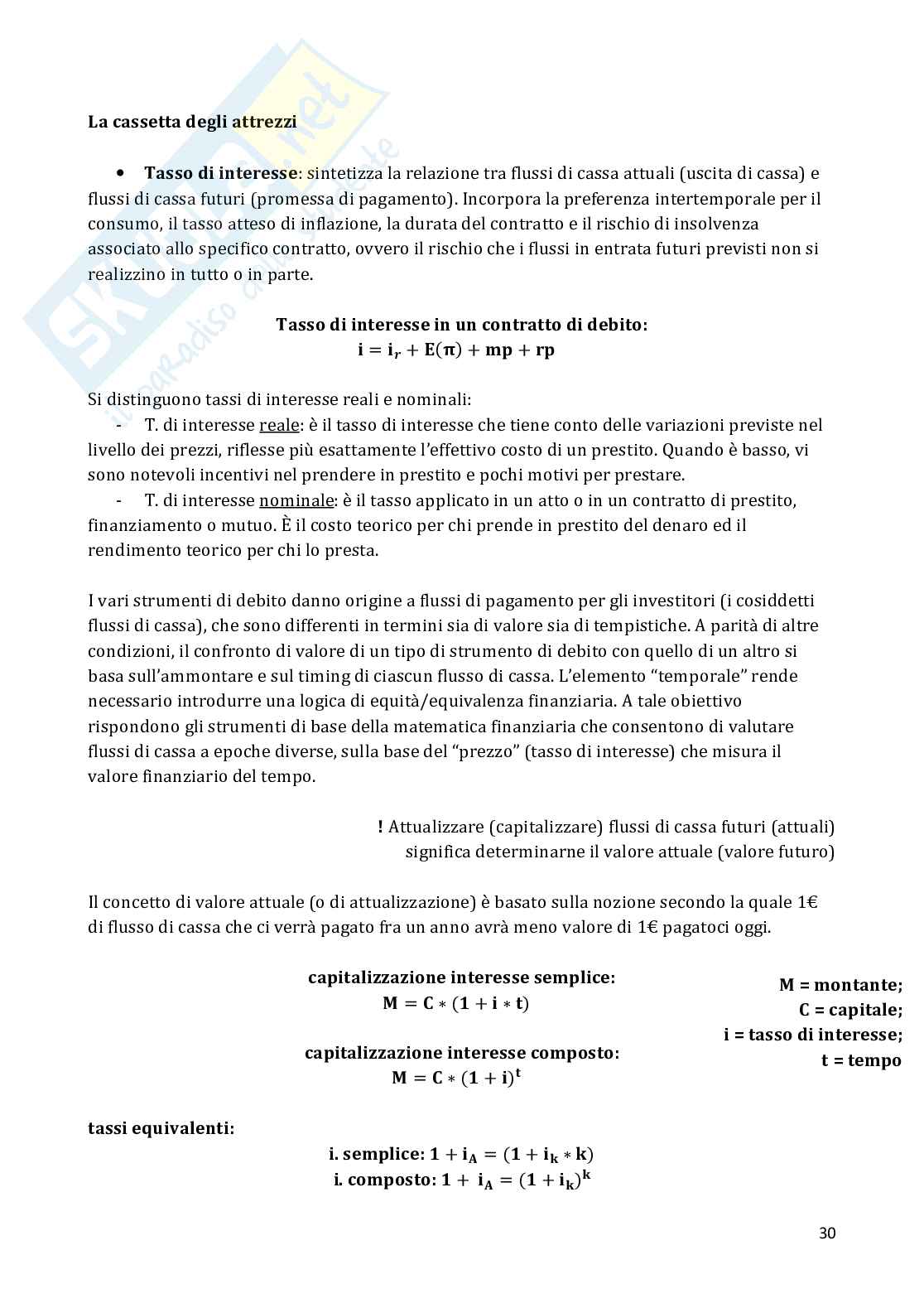 Appuni Economia degli intermediari finanziari Pag. 31