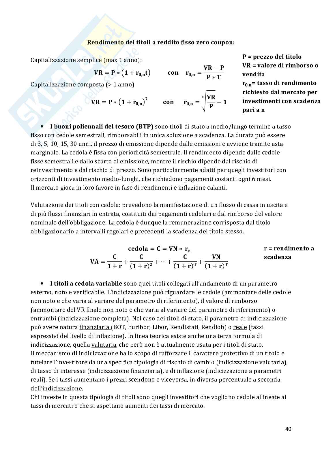 Appuni Economia degli intermediari finanziari Pag. 41