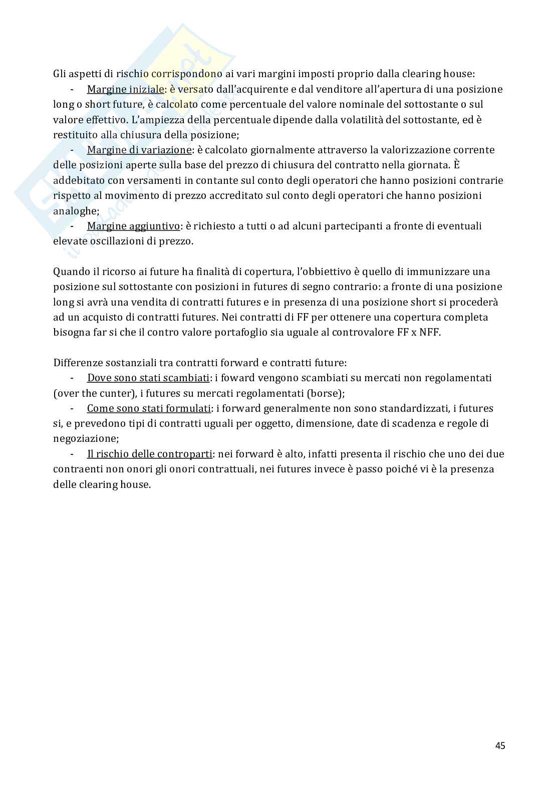 Appuni Economia degli intermediari finanziari Pag. 46
