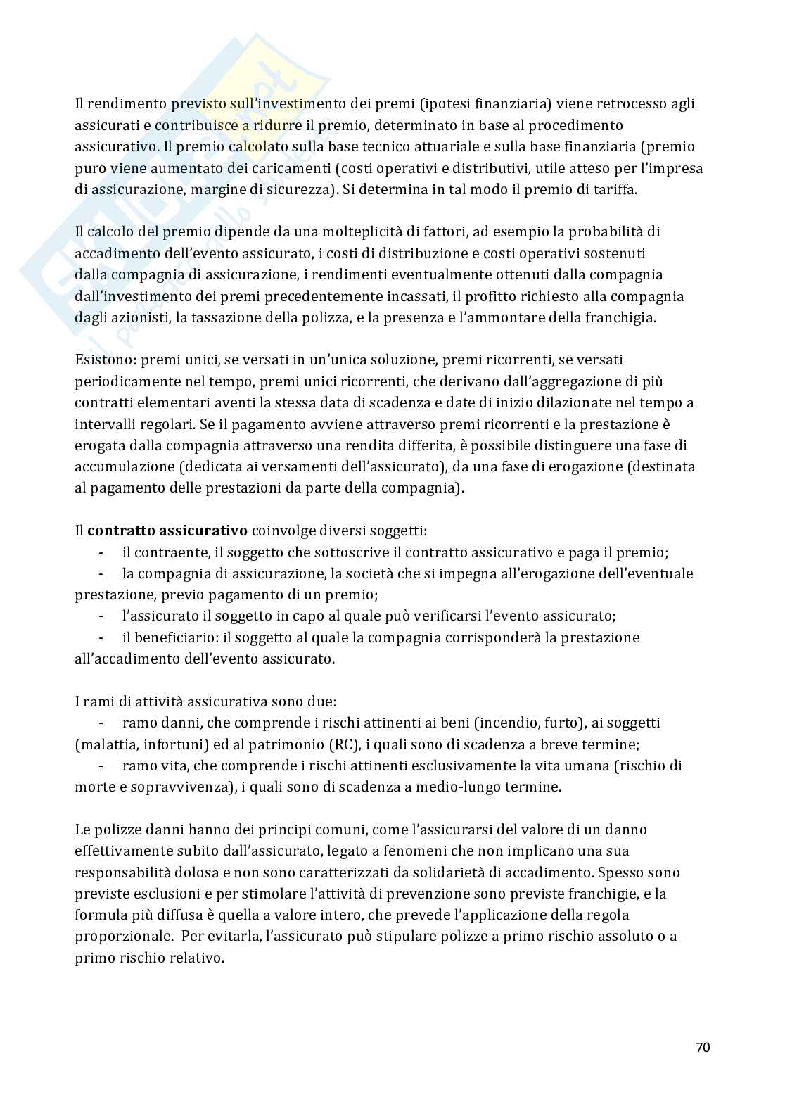 Appuni Economia degli intermediari finanziari Pag. 71