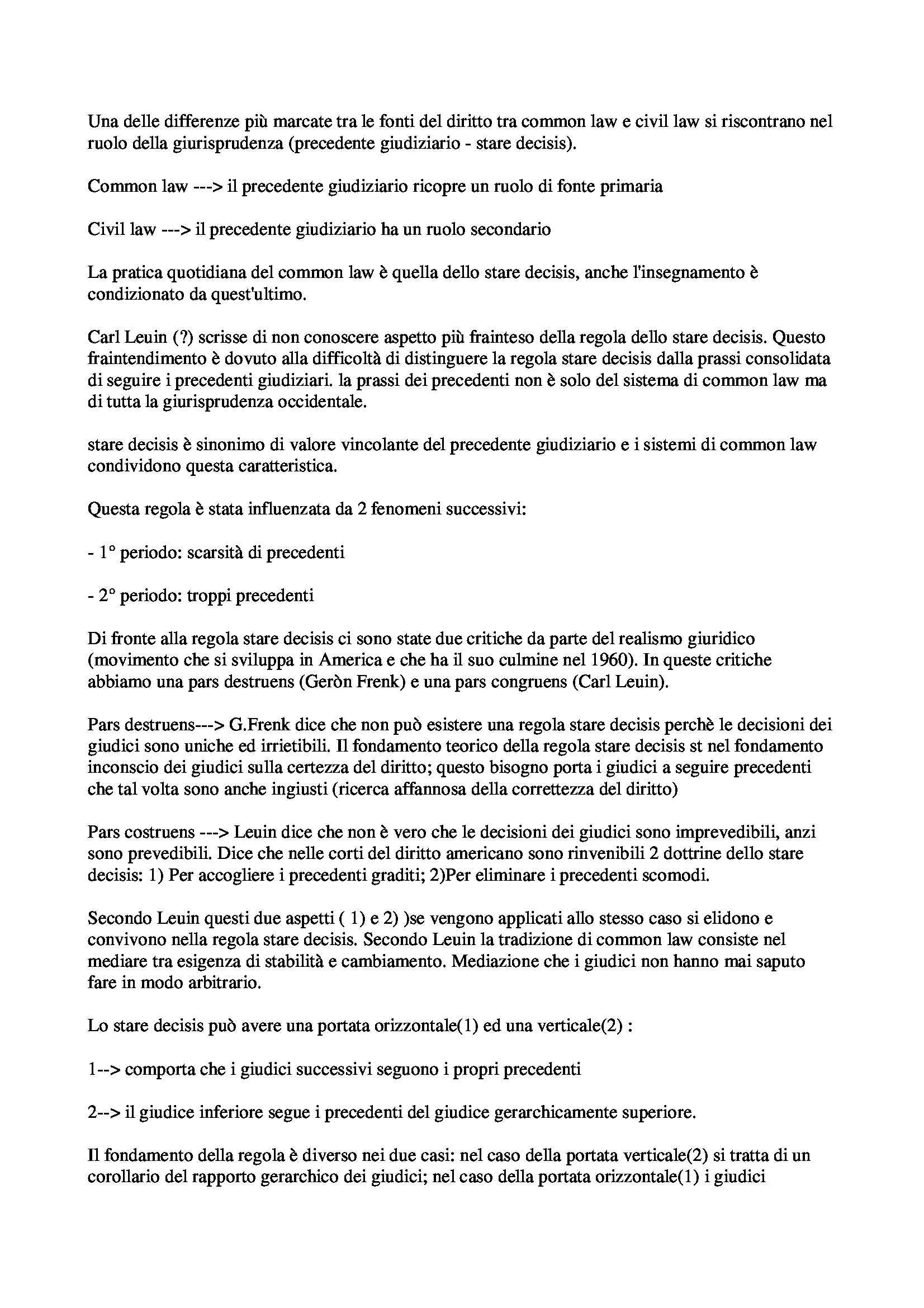 Diritto privato comparato Pag. 1