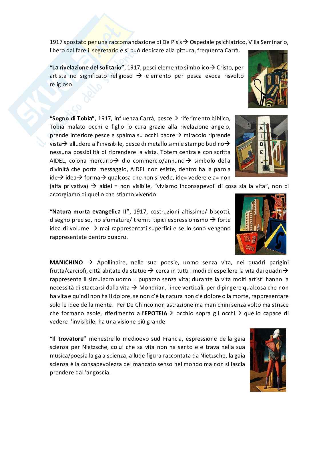 Lezioni su Sironi e De Chirico Pag. 21
