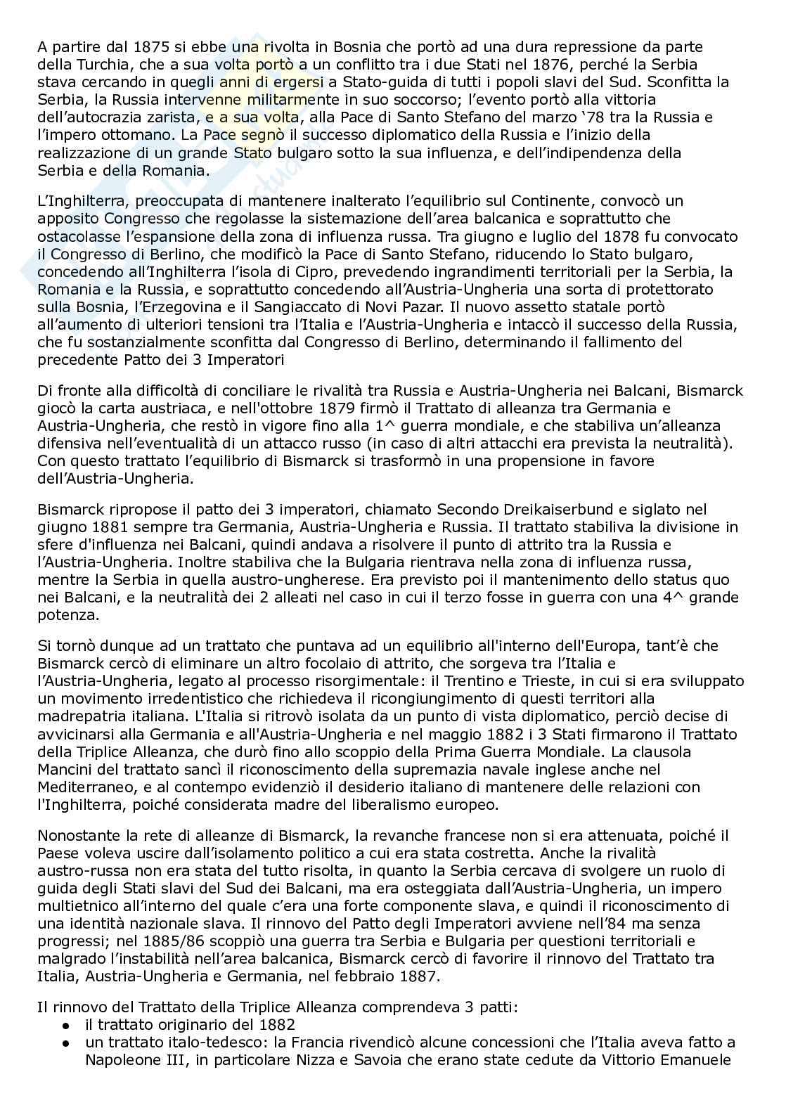 Appunti esame di Storia contemporanea Pag. 11