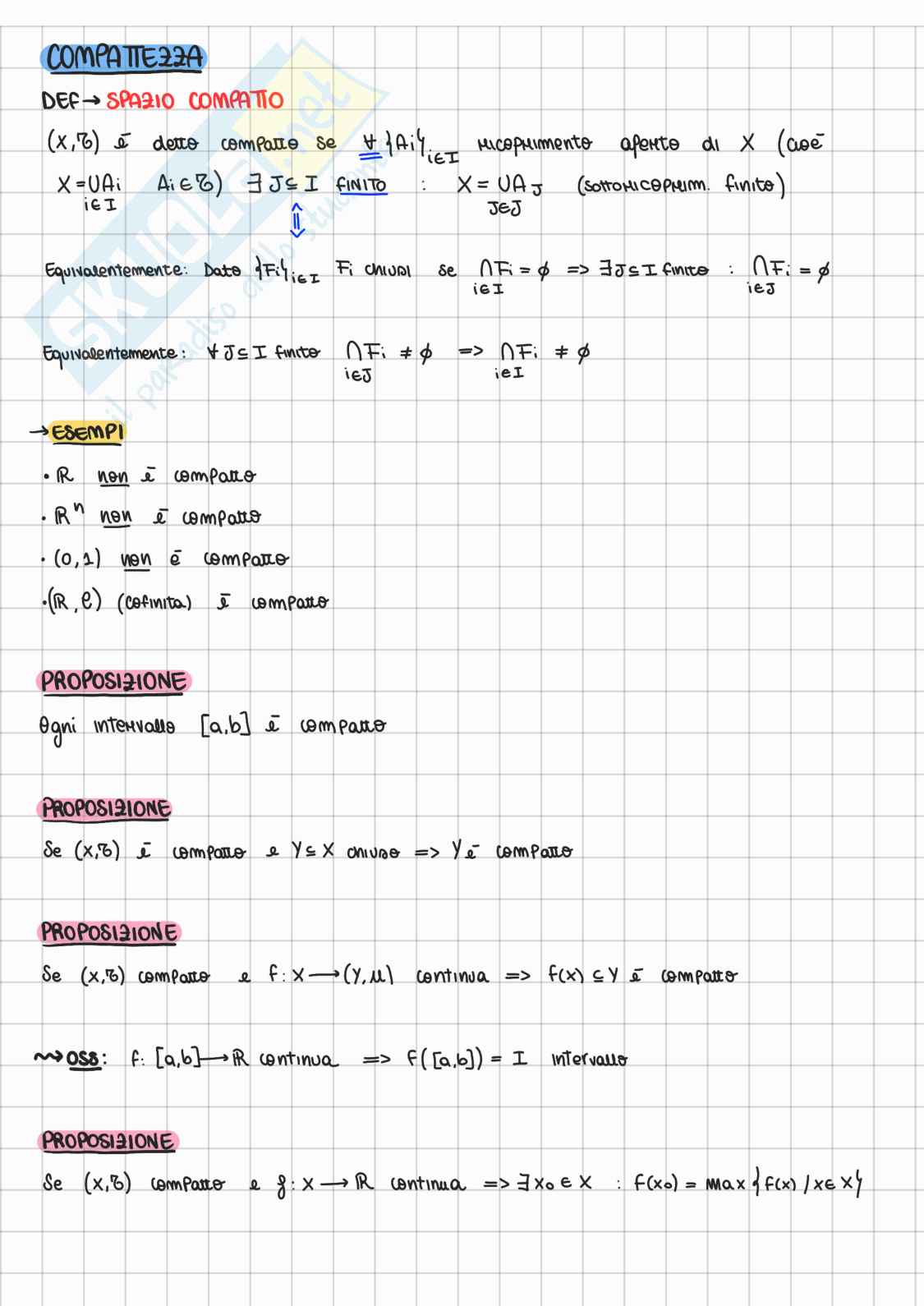 Appunti Geometria II - Topologia Pag. 21
