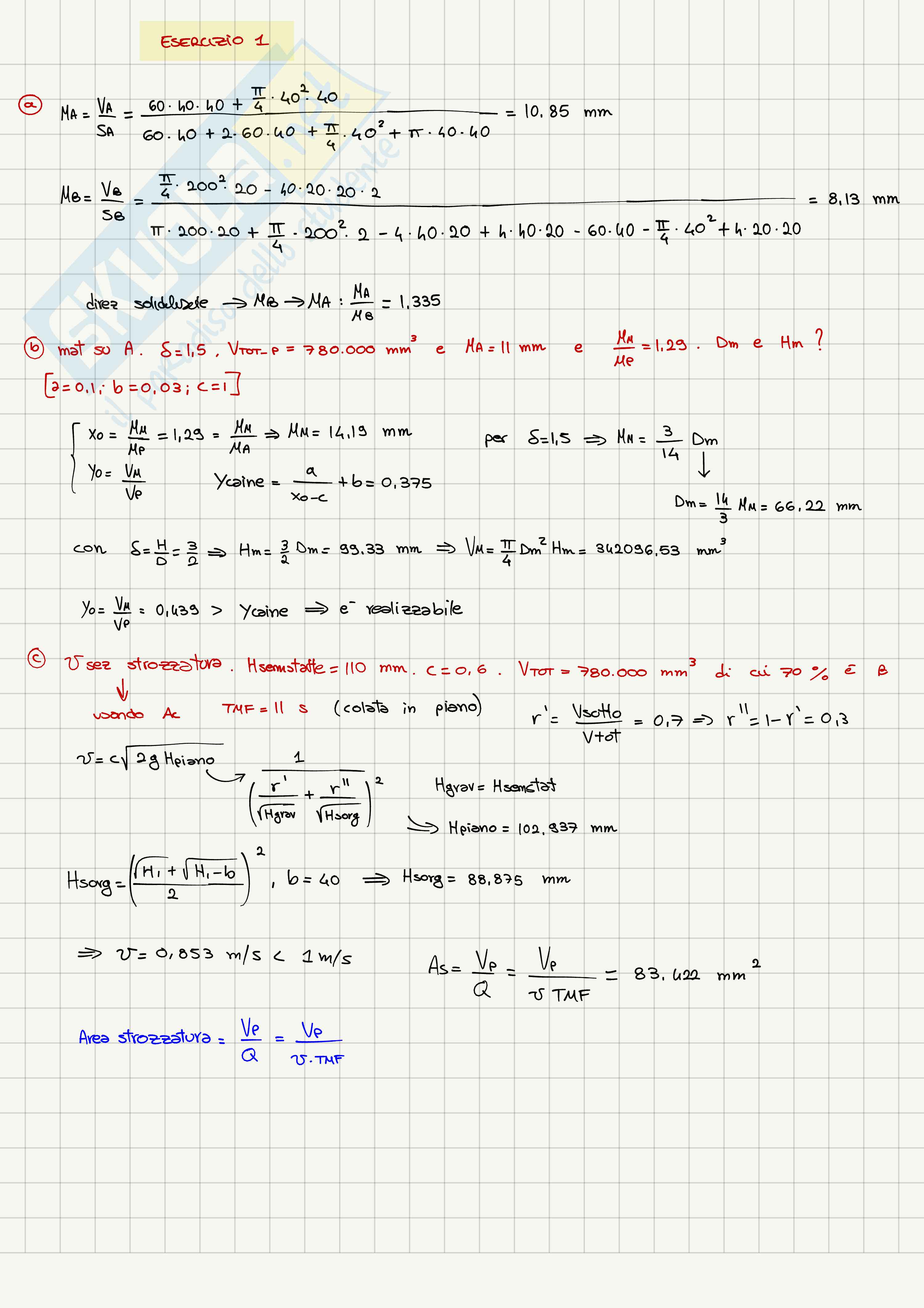 Esercizi Tecnologia meccanica Pag. 11
