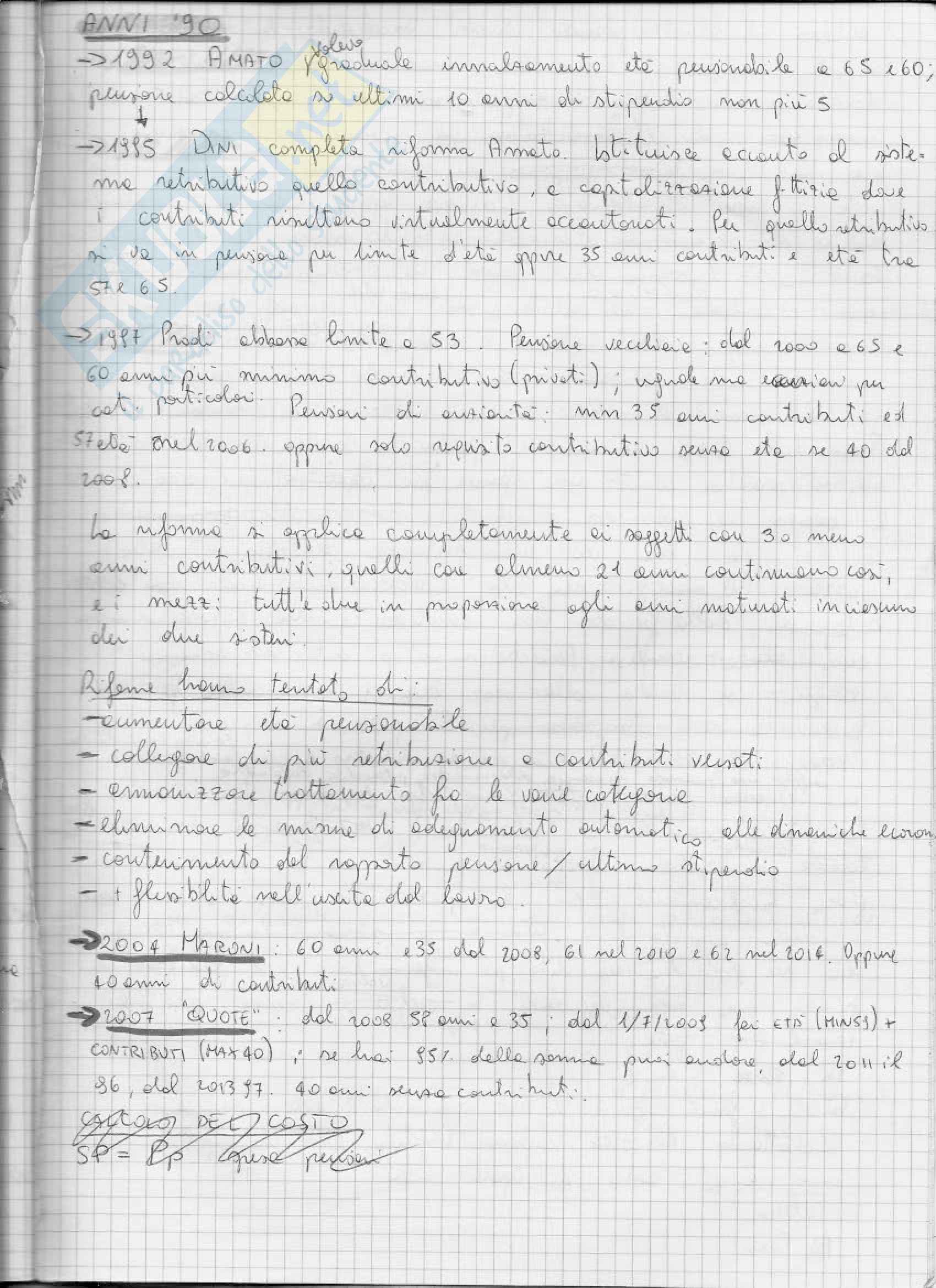 Riassunto esame Demografia e sviluppo, prof. Nobile, libro consigliato Dinamiche demografiche e sistemi di welfare, Reynaud Pag. 6