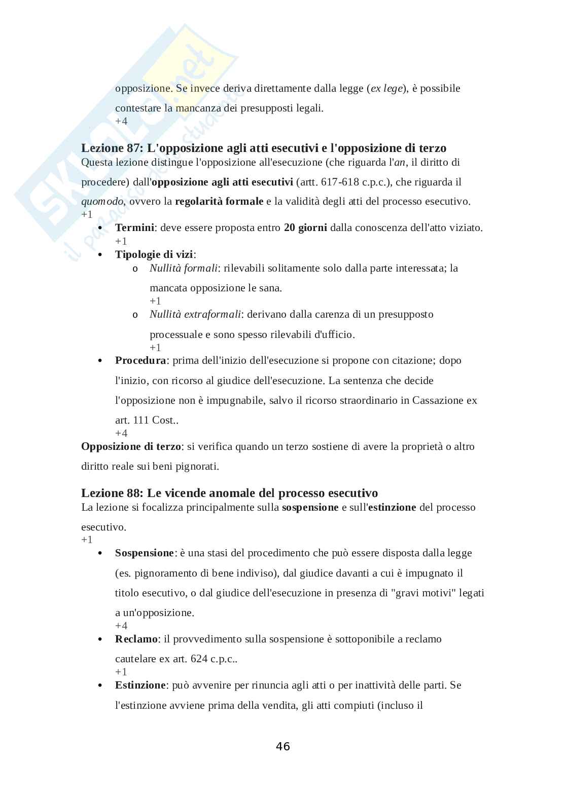 Diritto processuale civile Pag. 46