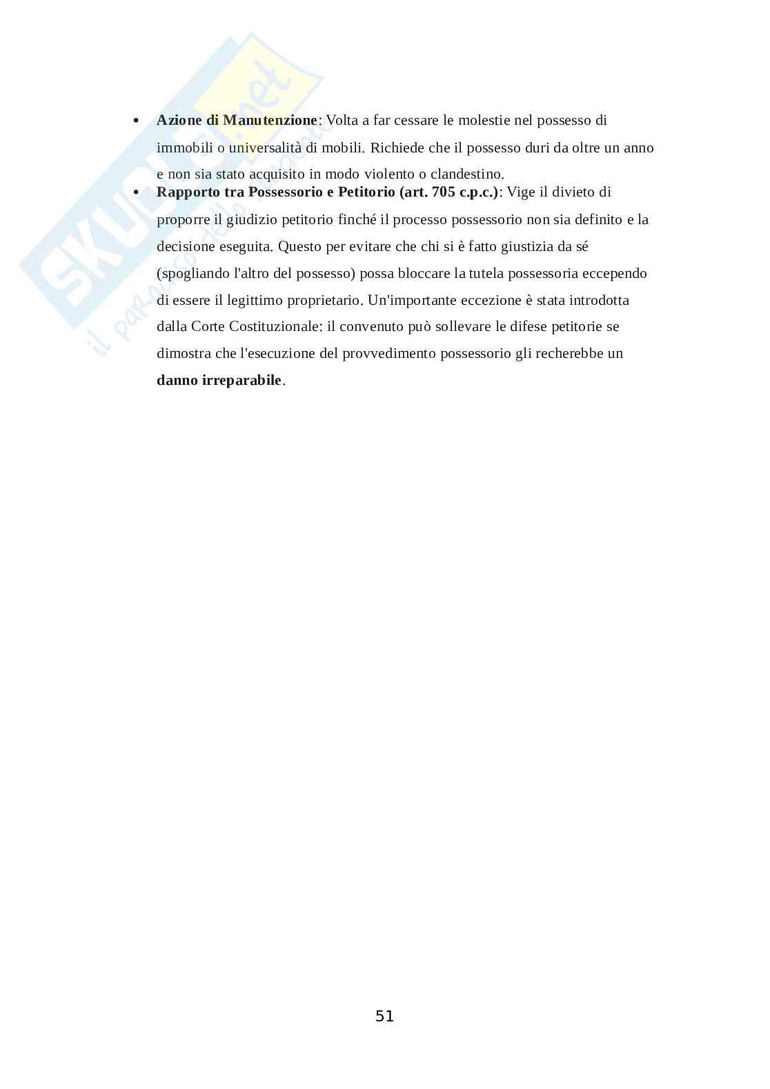 Diritto processuale civile Pag. 51