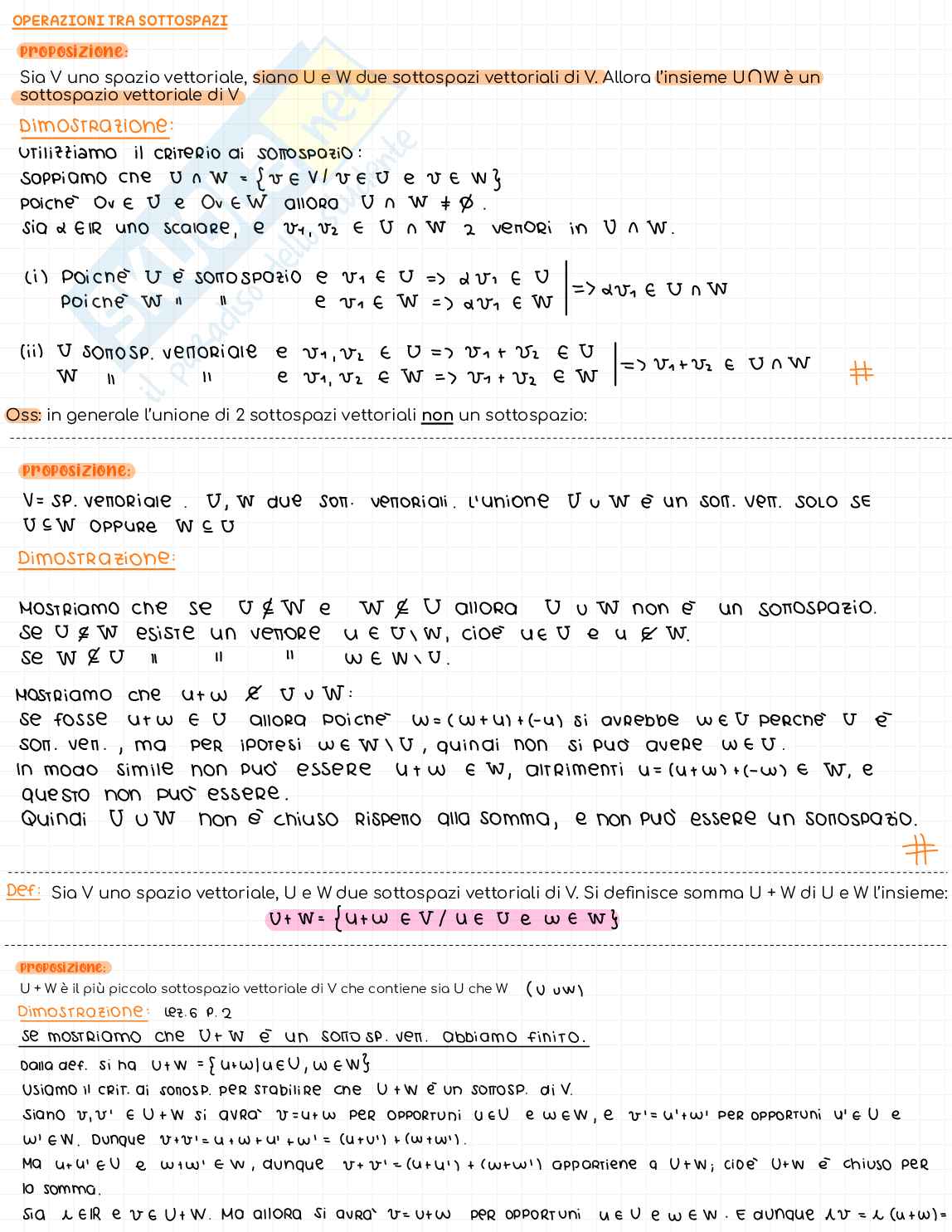 Appunti lezione Algebra lineare - parte 1 Pag. 2