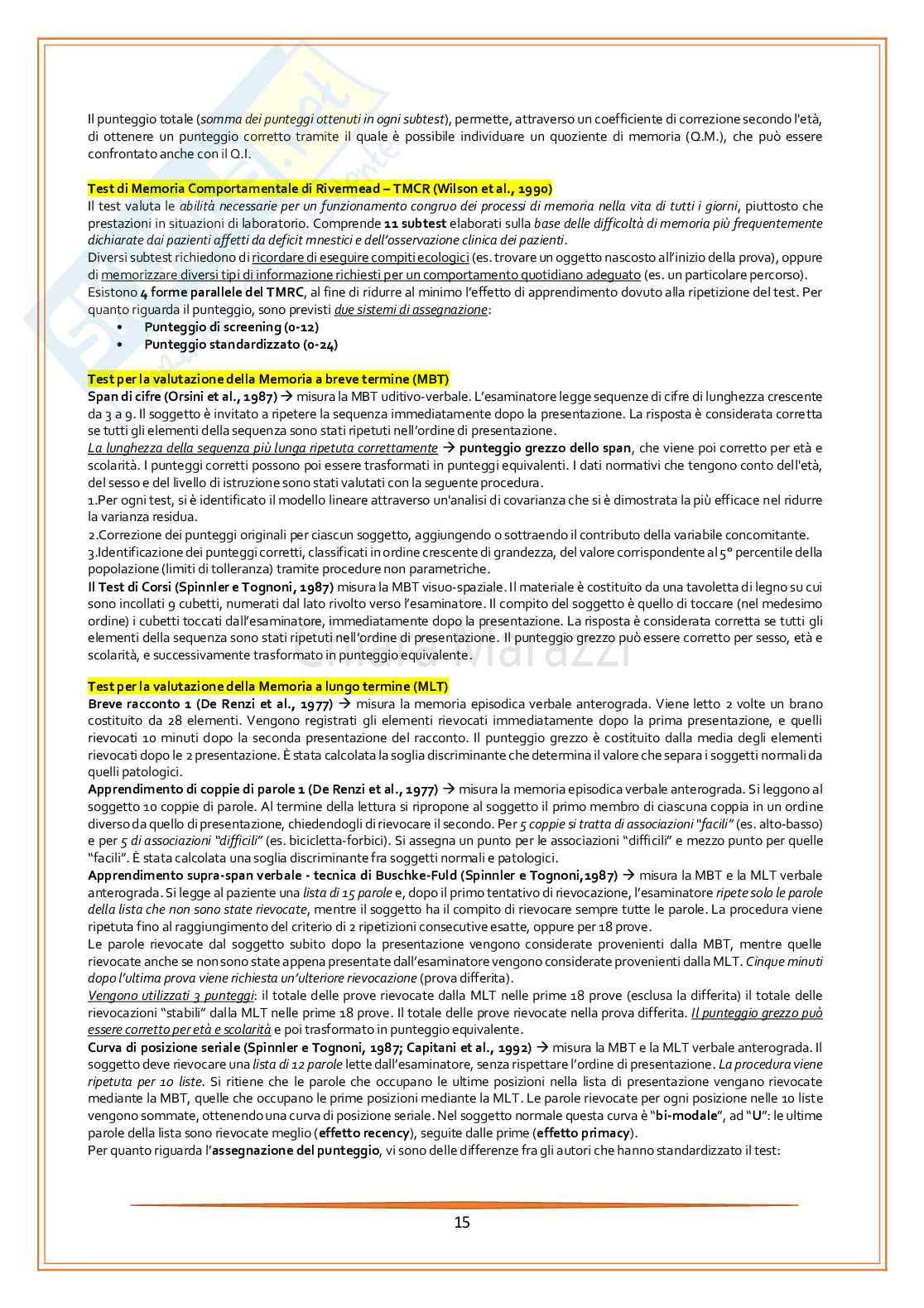 Psicometria - seconda parte (da cap.30 a 54) Pag. 16