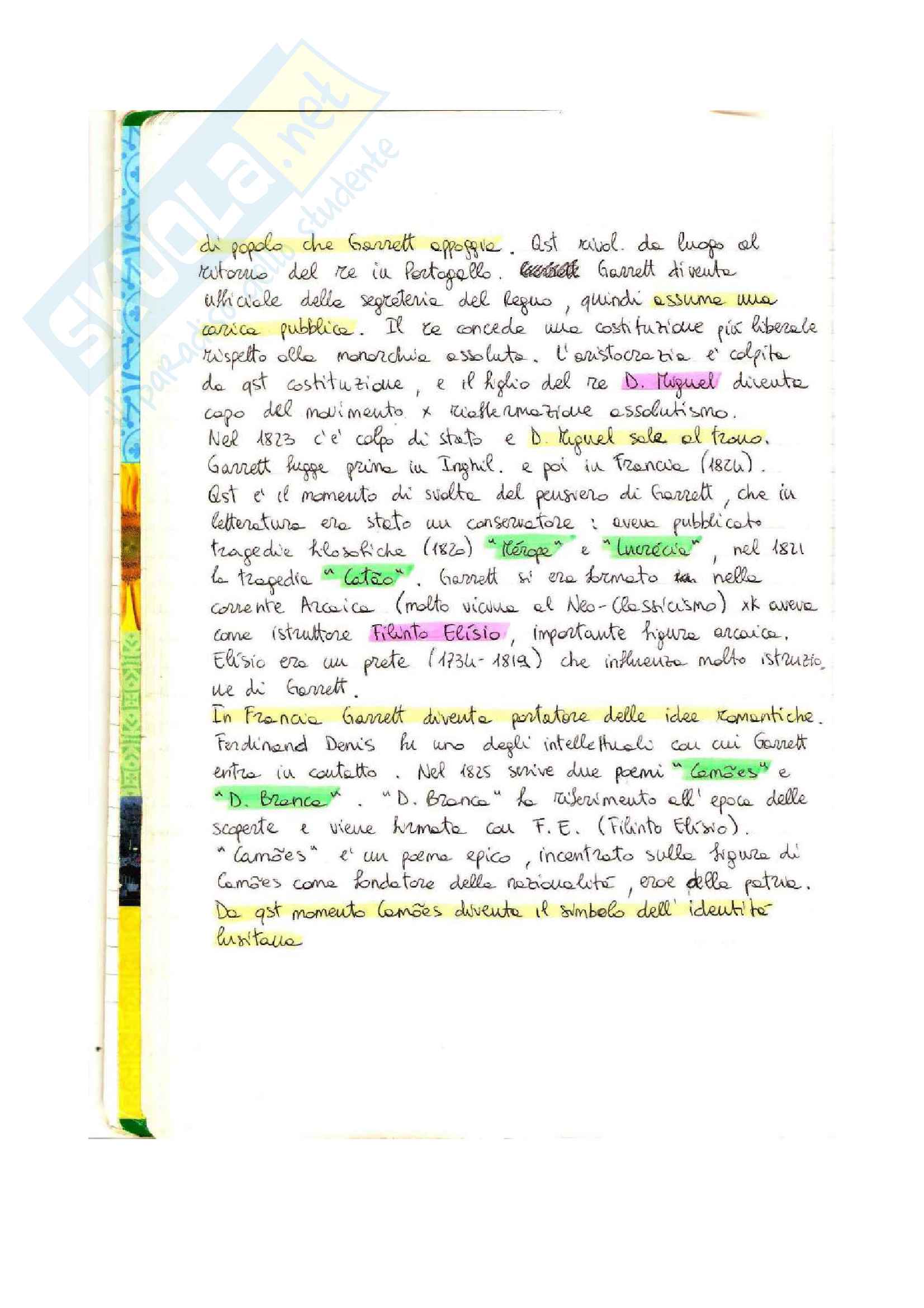 Letteratura portoghese e brasiliana-Almeida Garrett Pag. 6