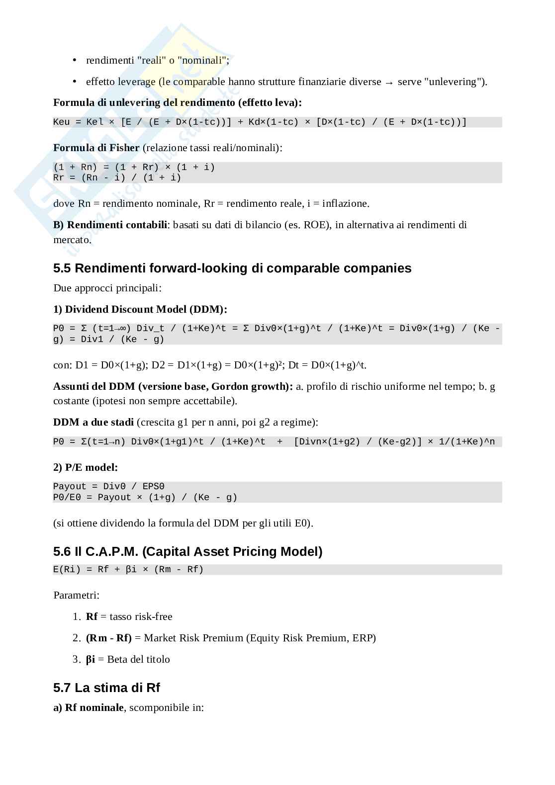 Formulario Valutazione finanziaria Pag. 11