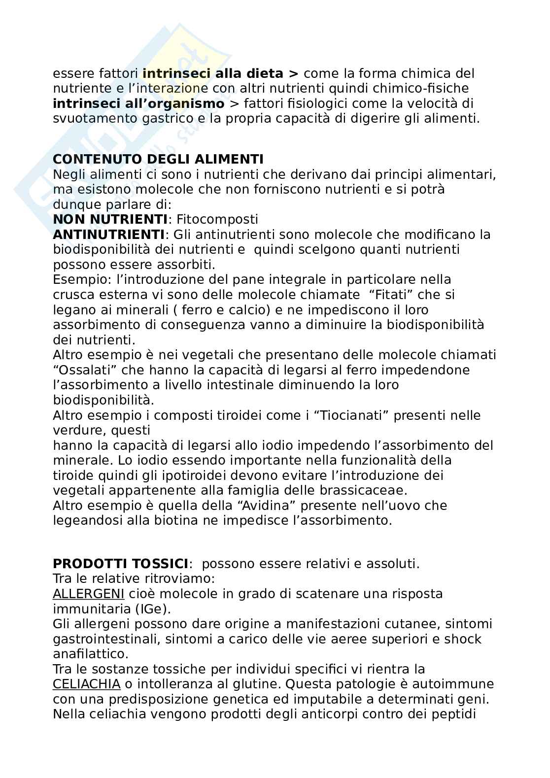 Alimentazione e nutrizione umana 1 Pag. 6