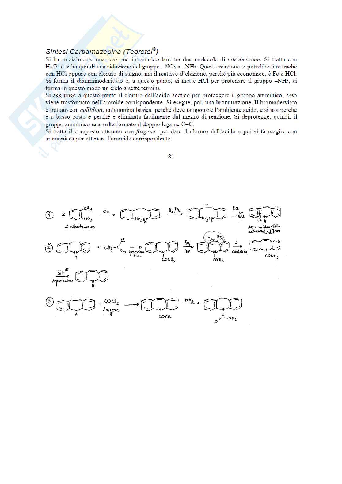 Chimica medica - farmaci nervoso Pag. 11