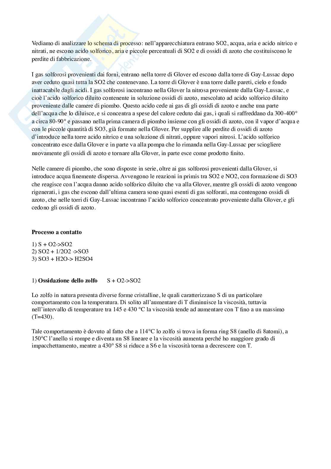 Processi Chimici Industriali - Materiale completo per l'esame Pag. 81