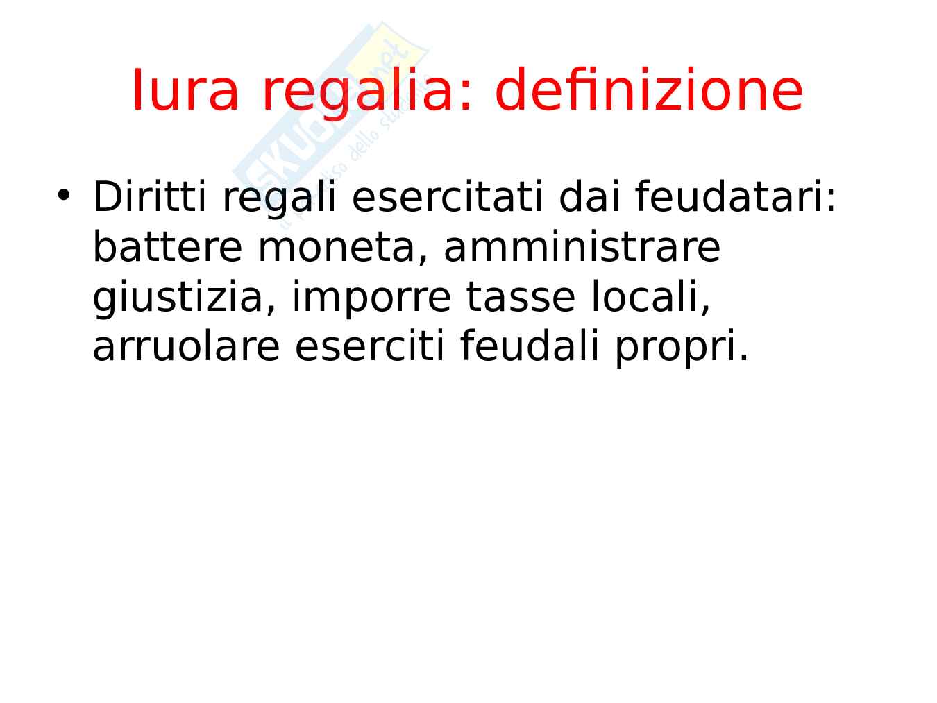 Feudalesimo – Organizzazione politica e potere nel medioevo Pag. 11