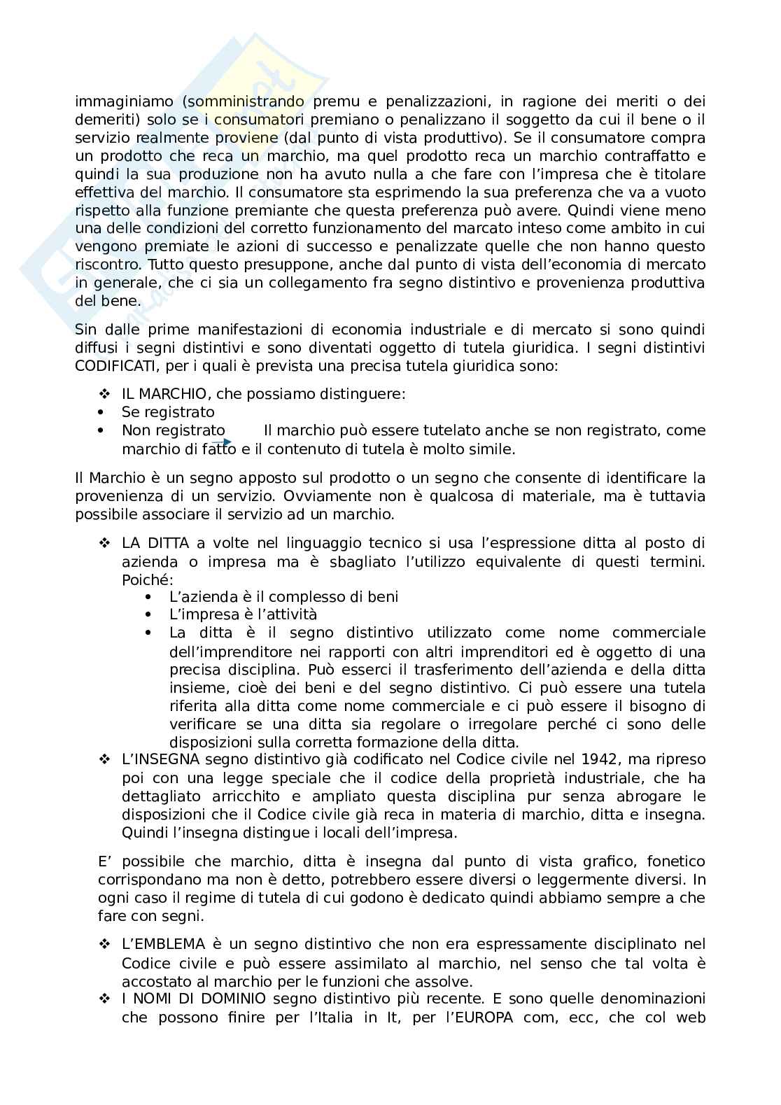 Diritto industriale e della concorrenza - Seconda parte Pag. 2