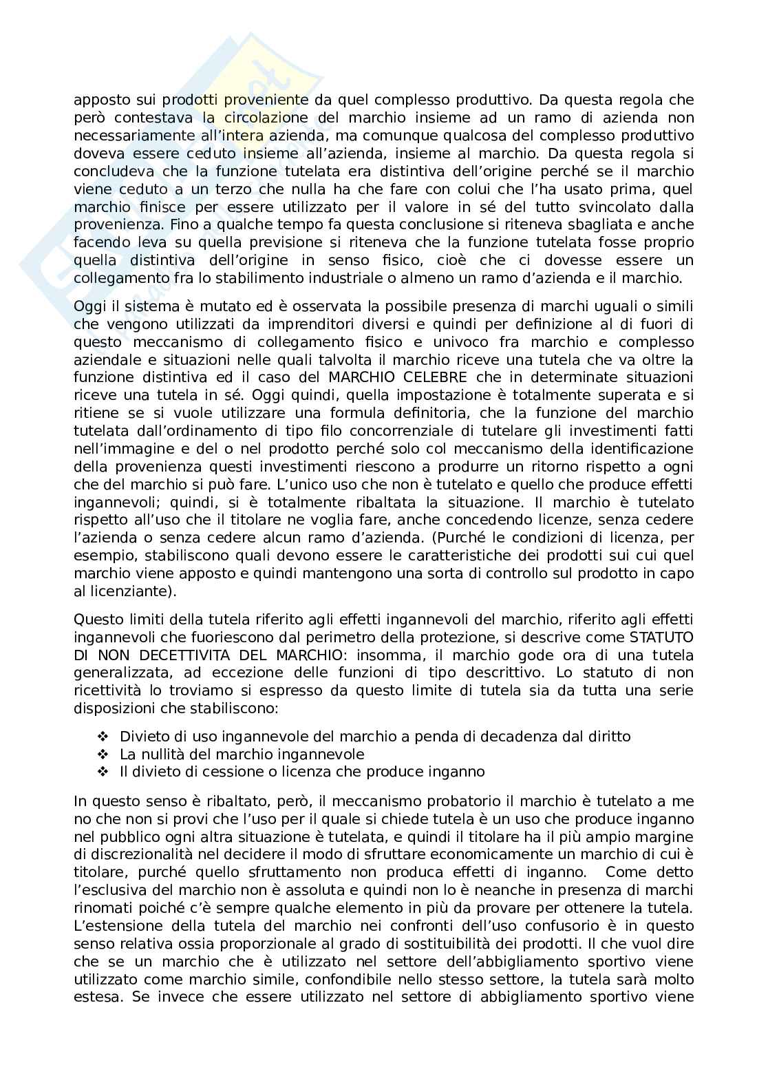 Diritto industriale e della concorrenza - Seconda parte Pag. 6
