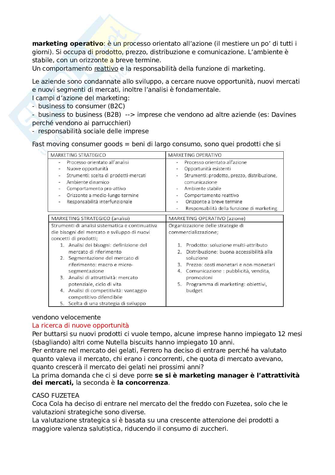 Marketing management Pag. 2
