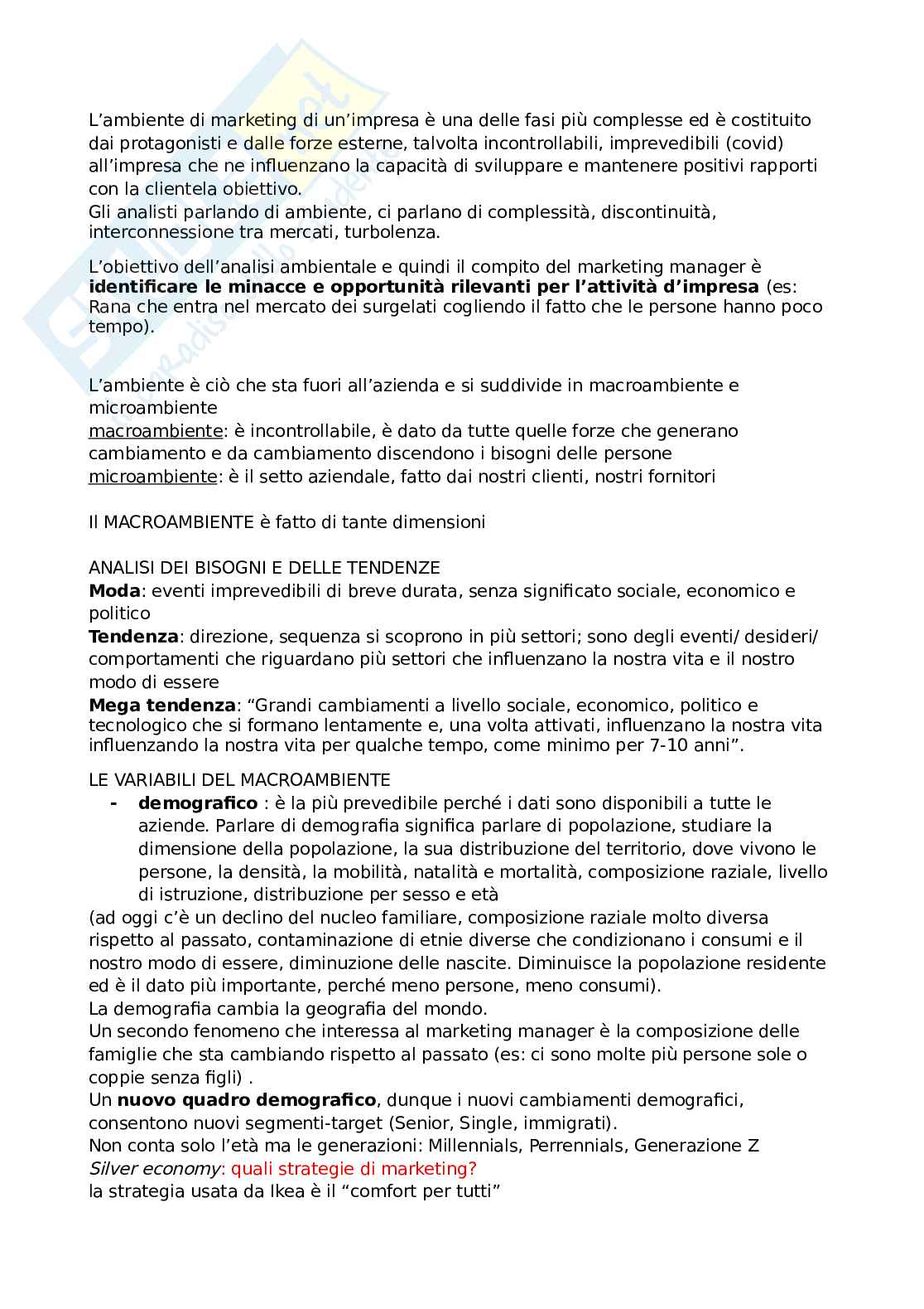 Marketing management Pag. 6