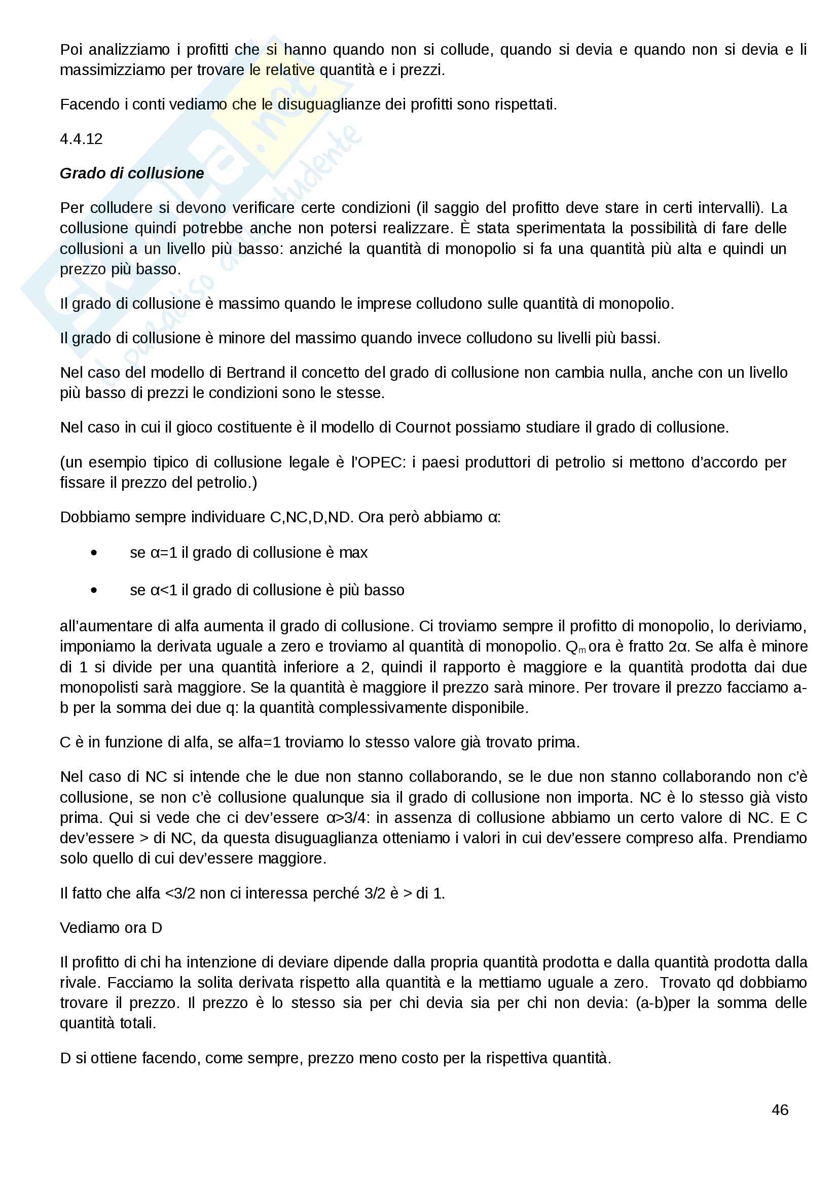 Appunti economia industriale Pag. 46