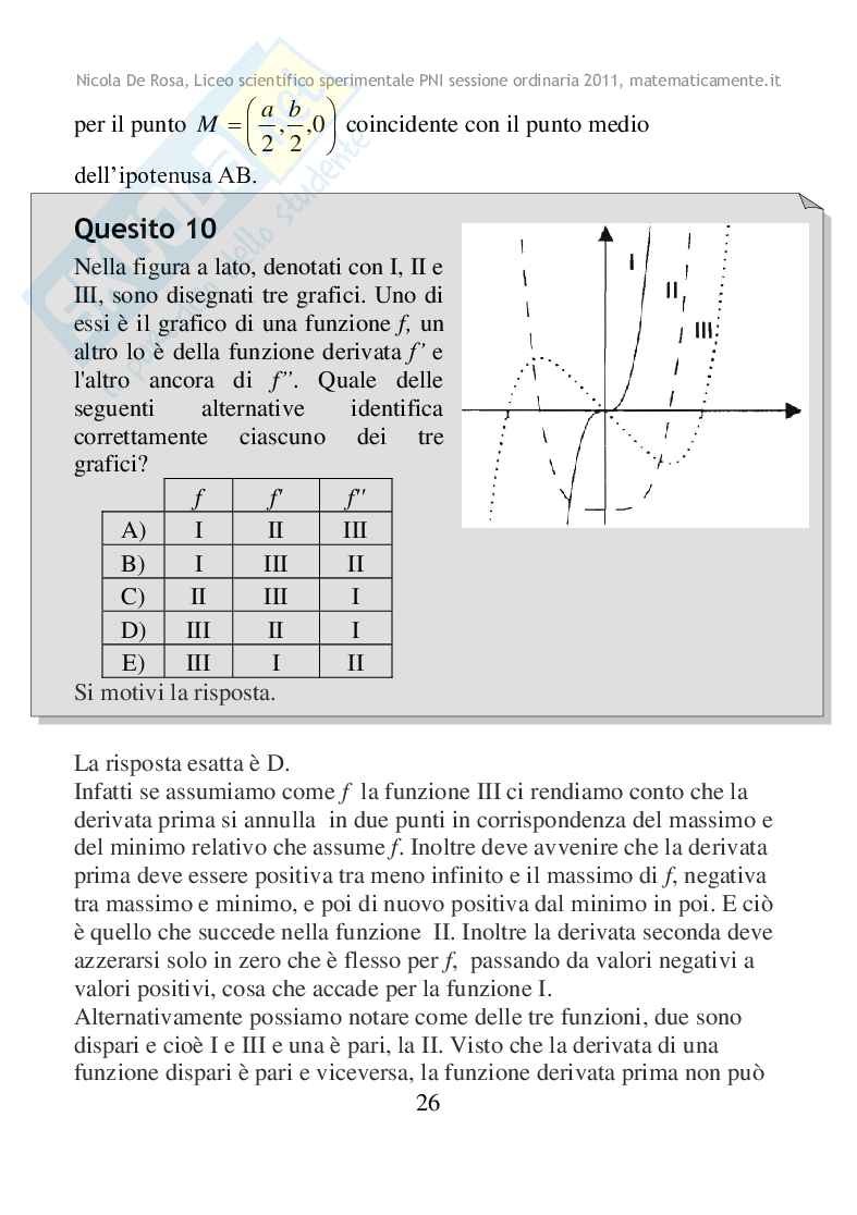 2011 - Liceo scientifico PNI, sessione ordinaria Pag. 26