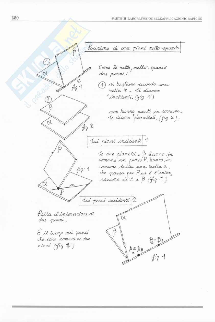 Costruzioni elementari geometrici spazio per l'esame di Disegno Pag. 6