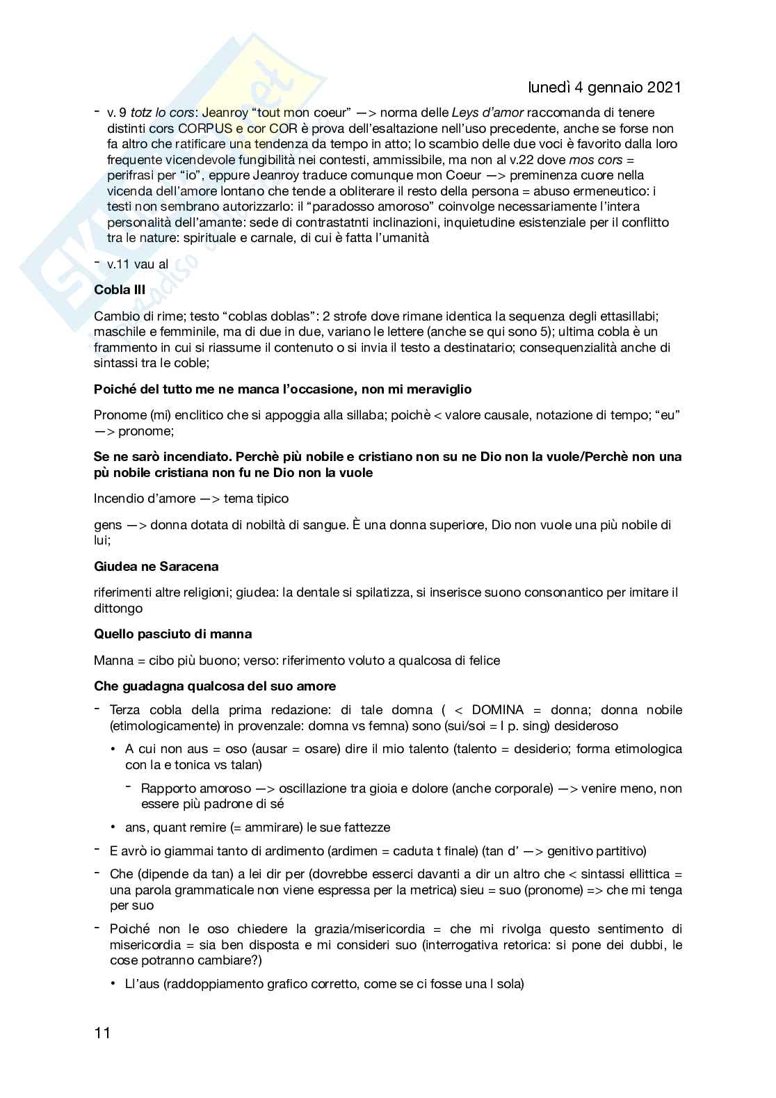 Traduzioni Filologia romanza Pag. 11