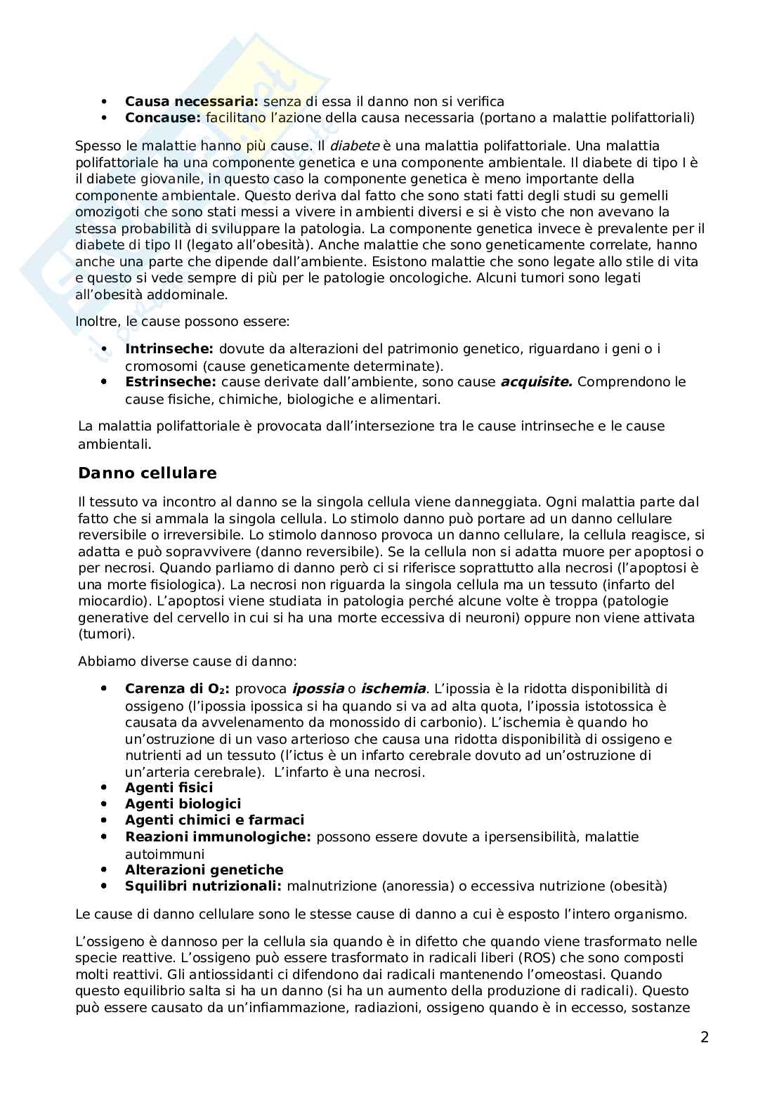 Appunti Patologia Generale Pag. 2
