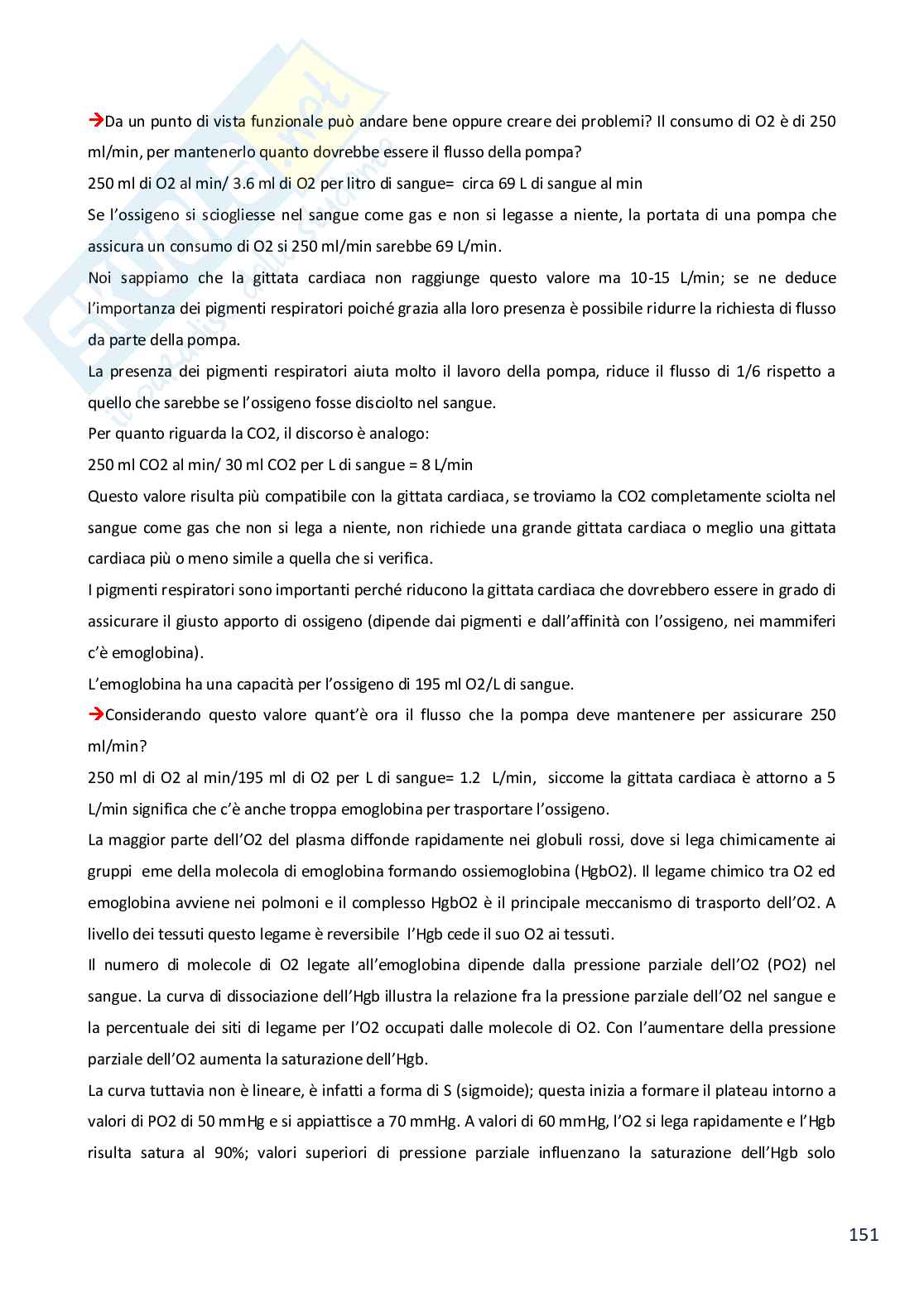 Molecole coinvolte nel sistema respiratorio Pag. 1