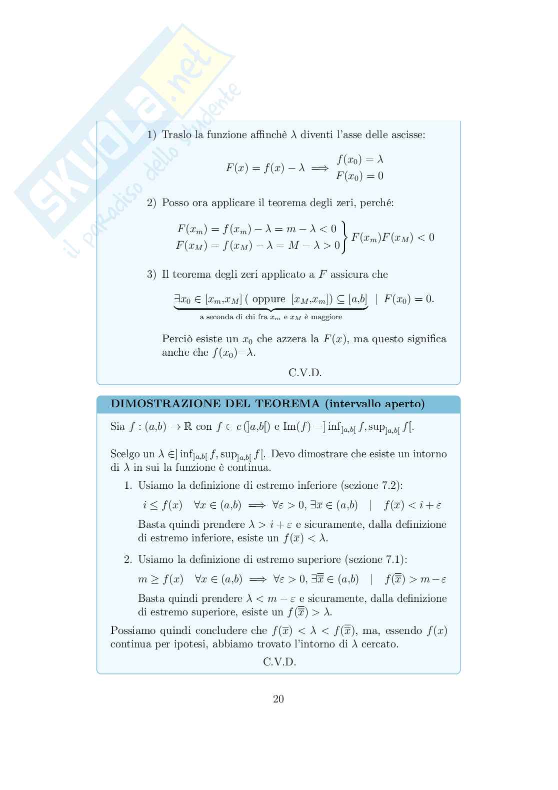Appunti di Analisi matematica I  Pag. 21