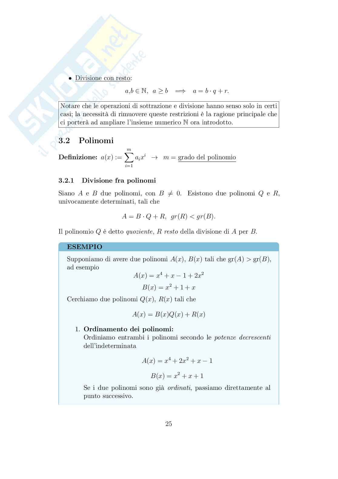Appunti di Analisi matematica I  Pag. 26