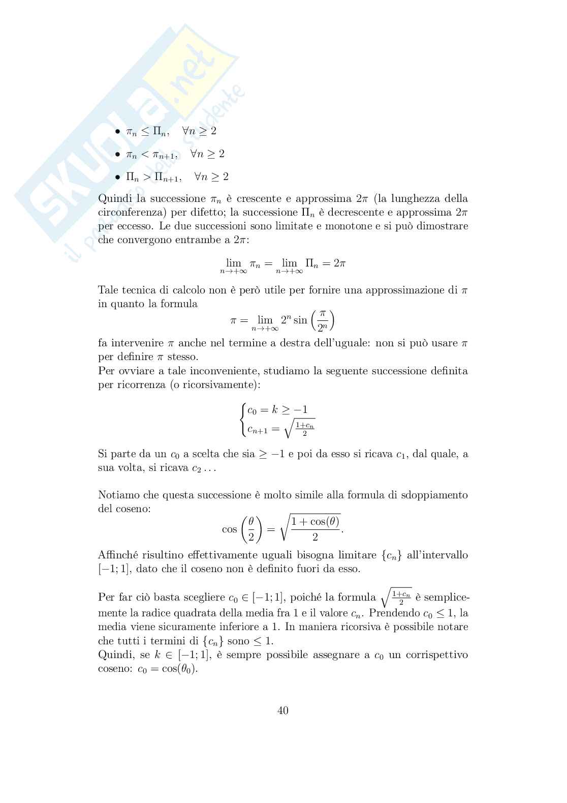 Appunti di Analisi matematica I  Pag. 41