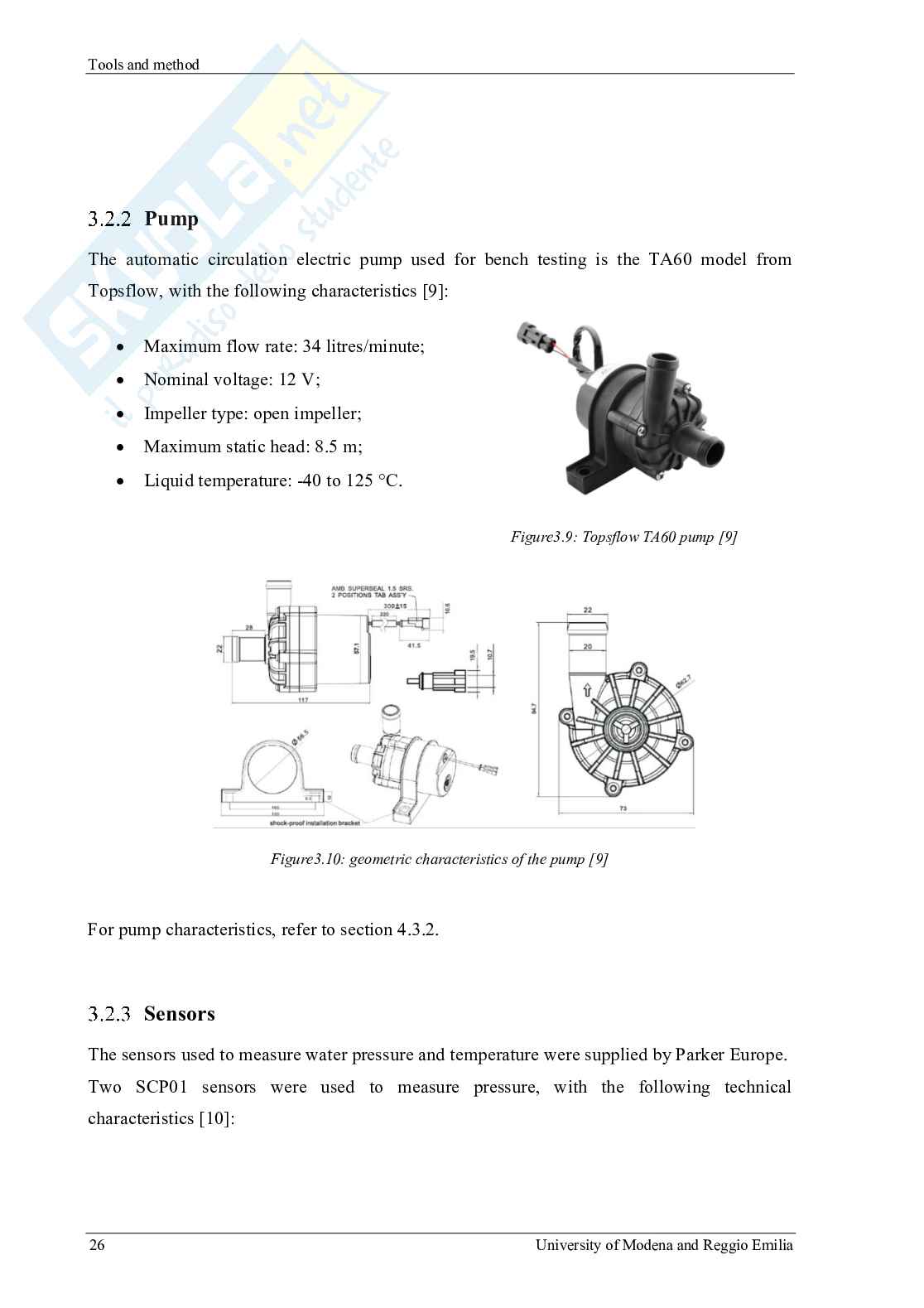 Modellazione del sistema di raffreddamento della monoposto di Formula SAE Pag. 26