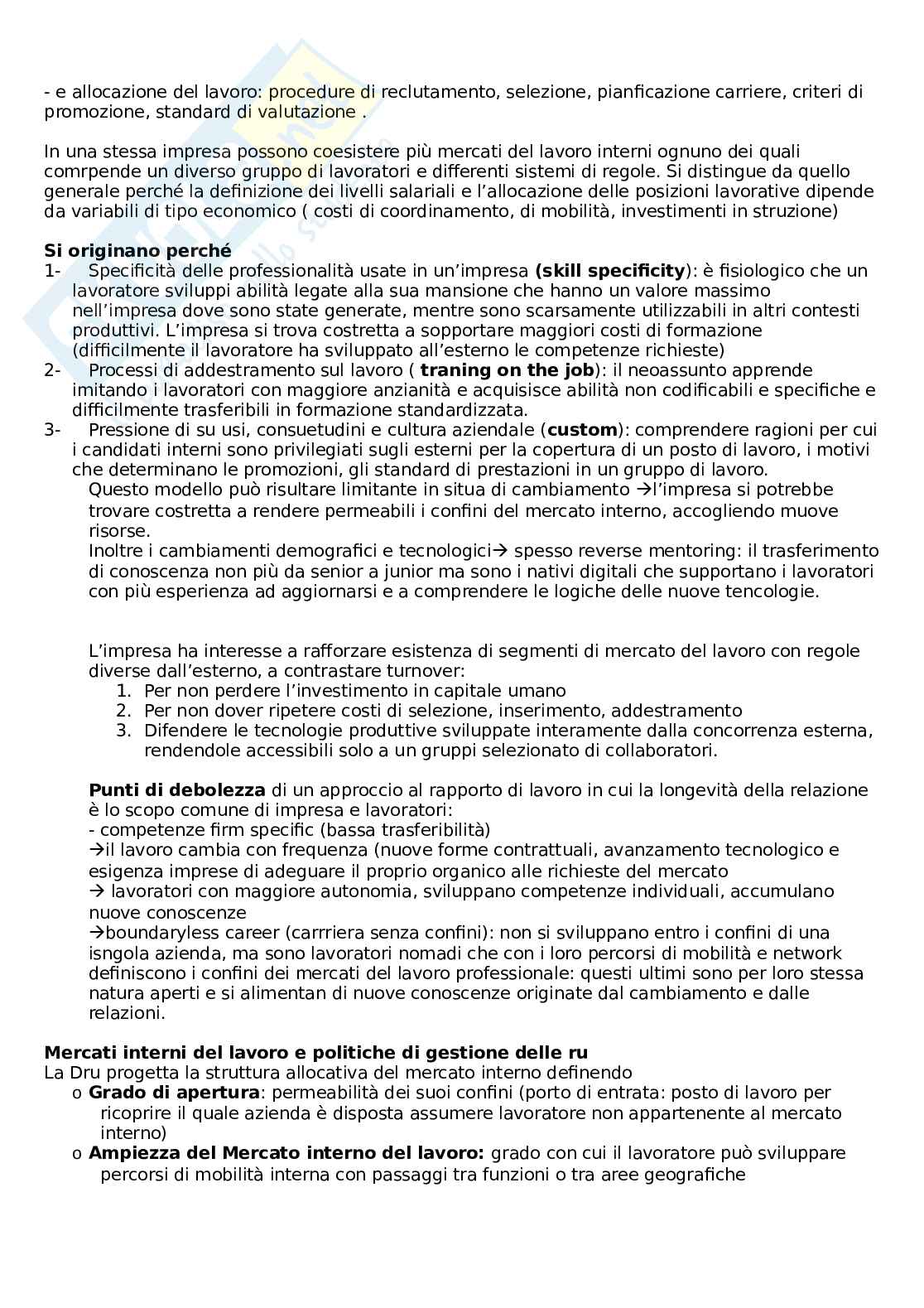Riassunto esame Organizzazione aziendale Pag. 41