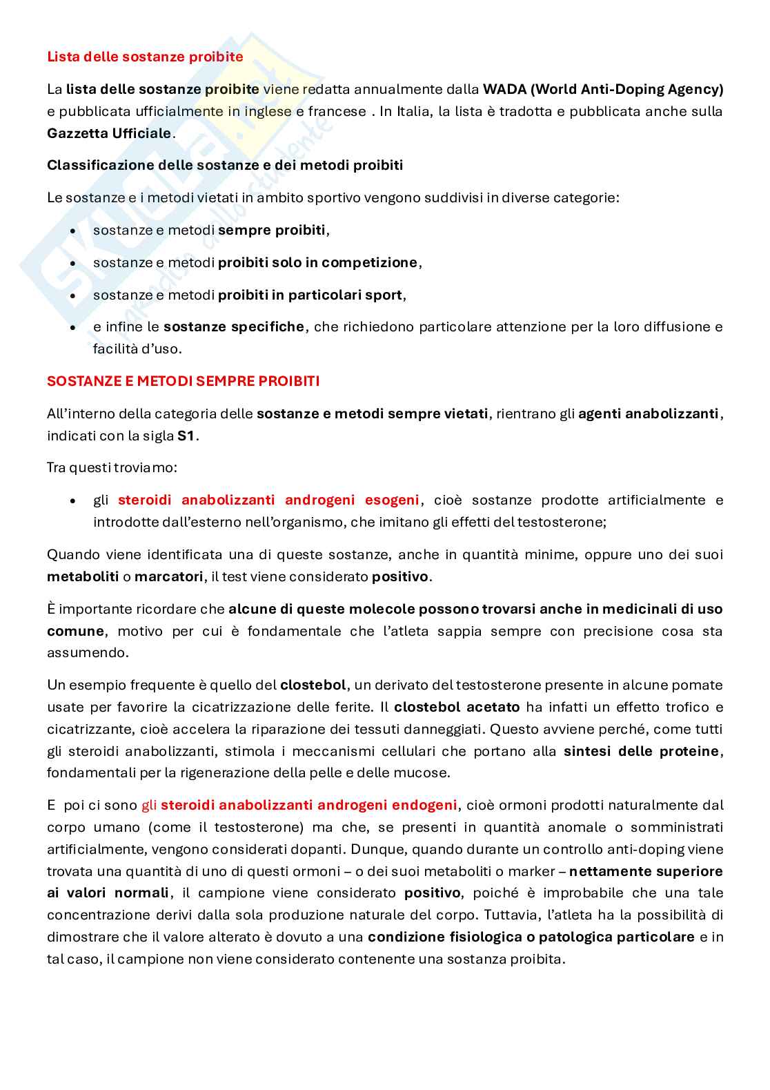 Medicina dello sport Pag. 2