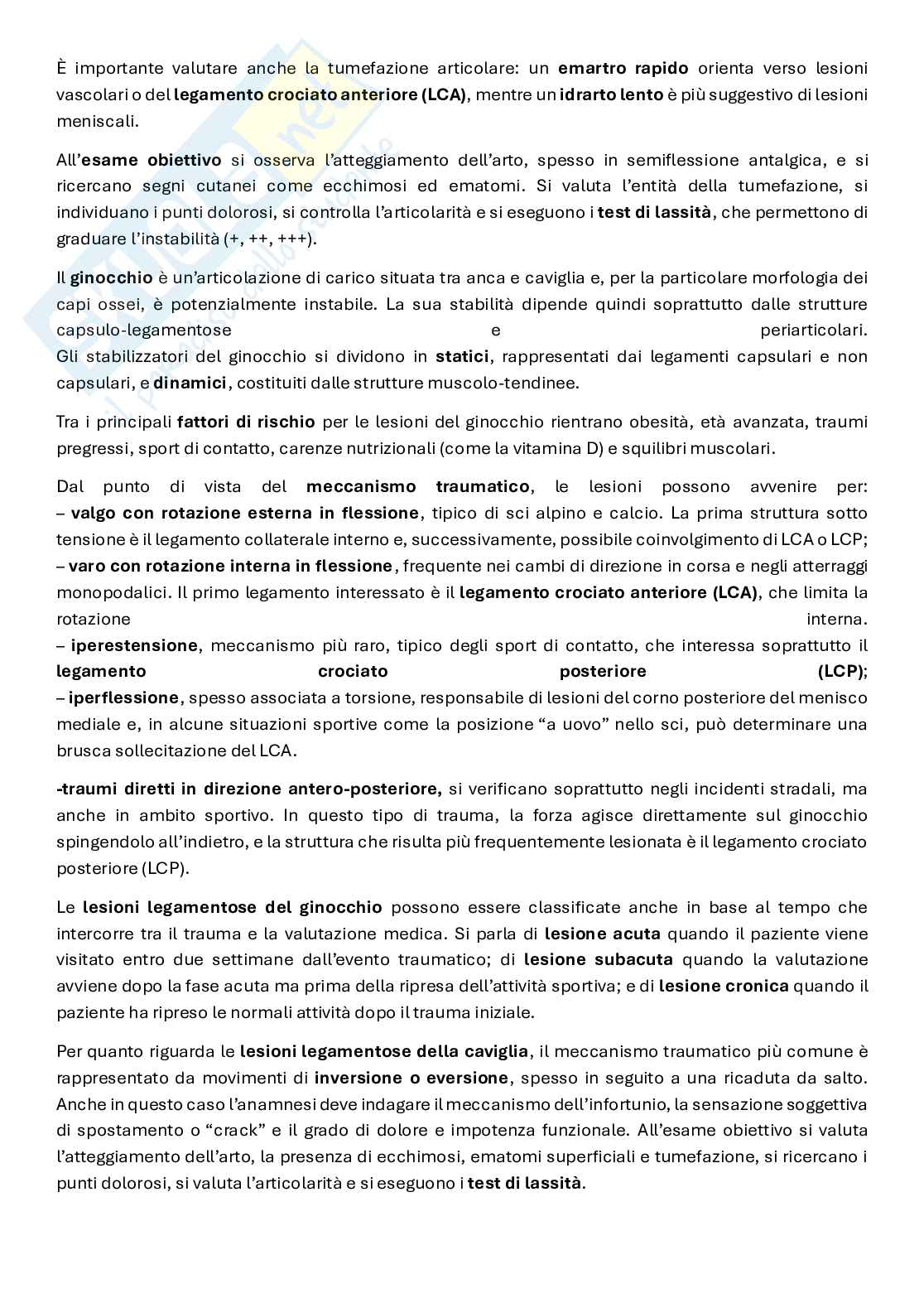 Medicina dello sport Pag. 21