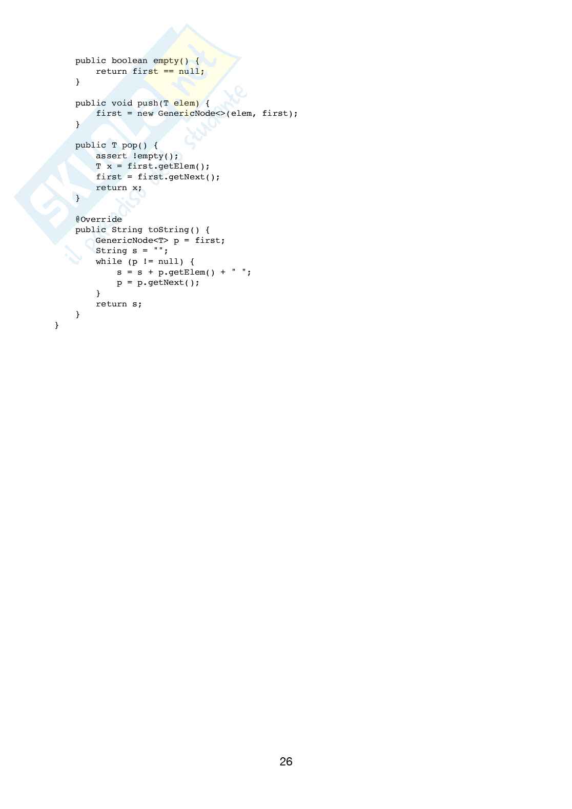 Principi di programmazione orientata agli oggetti - Appunti completi Pag. 26