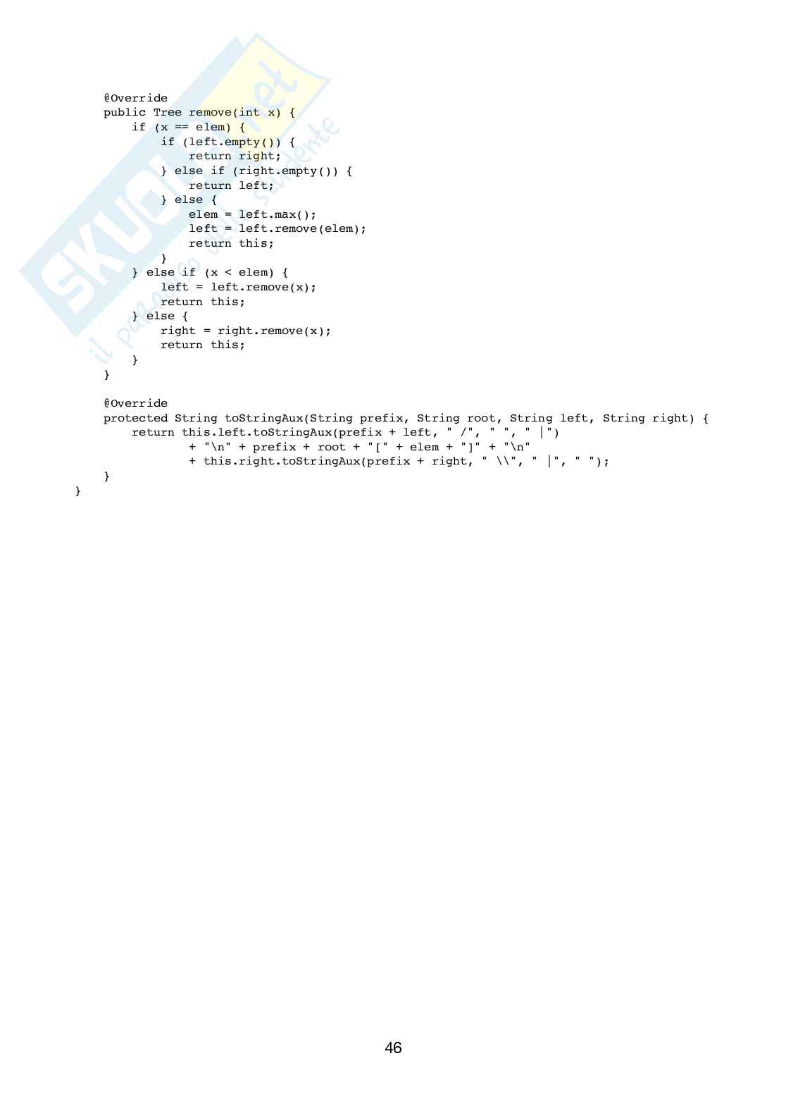 Principi di programmazione orientata agli oggetti - Appunti completi Pag. 46