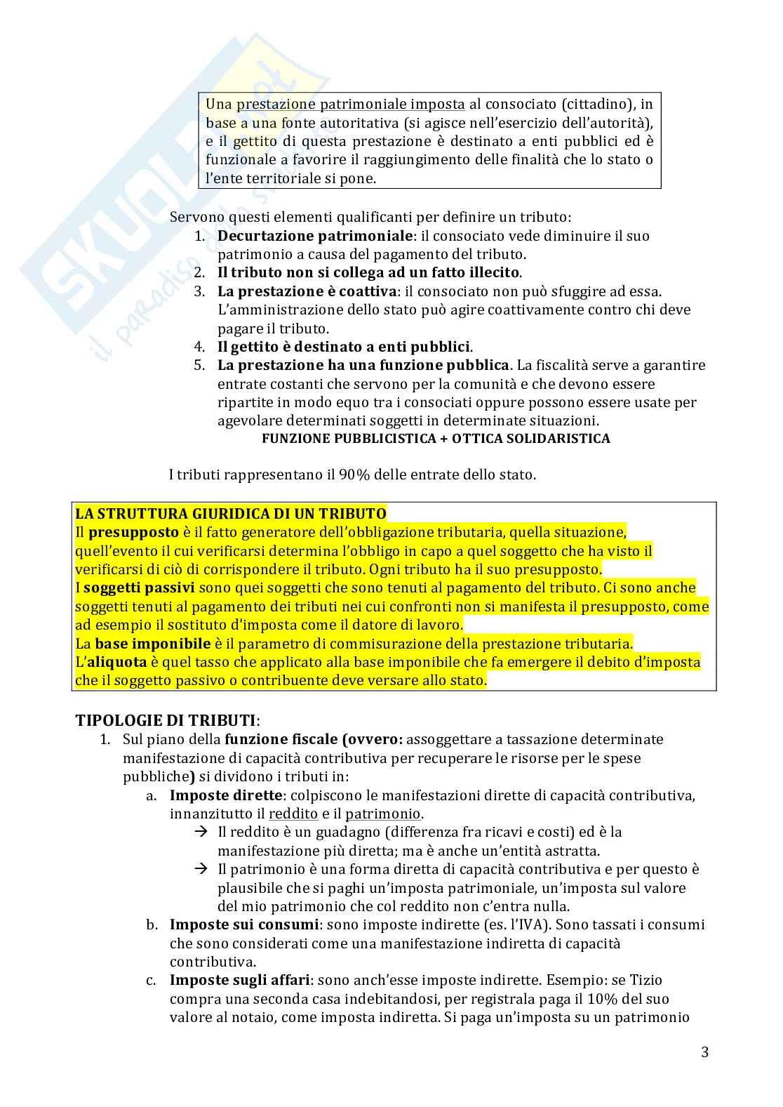 Diritto tributario  Pag. 2