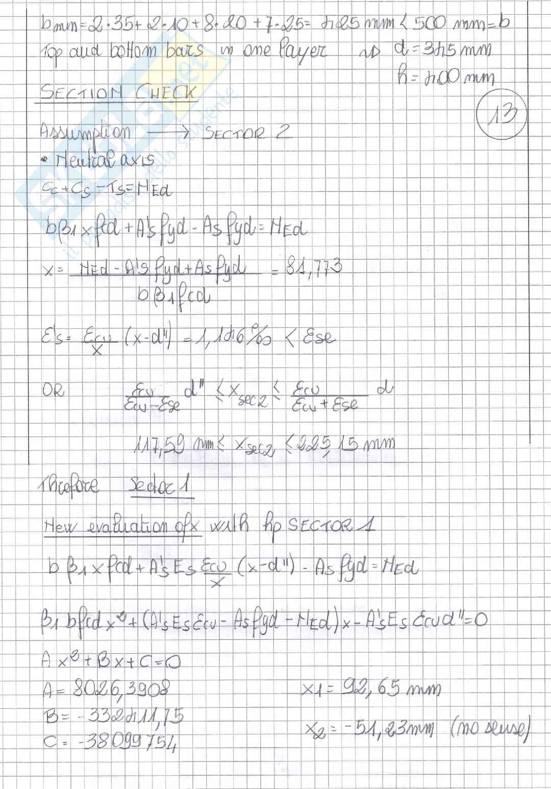 Prova d'esame svolta Progettazione geotecnica e strutturale Pag. 16
