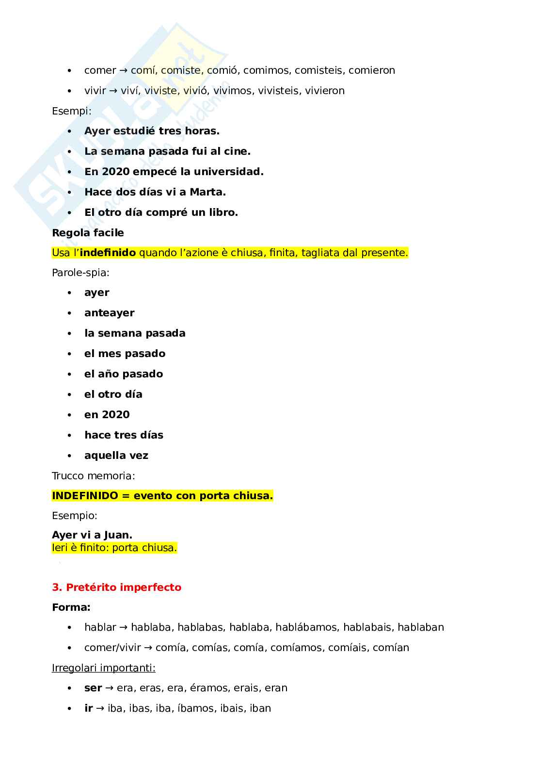 Preparazione completa esame CEL Spagnolo Pag. 2
