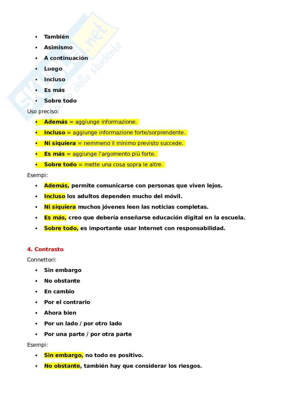 Preparazione completa esame CEL Spagnolo Pag. 26