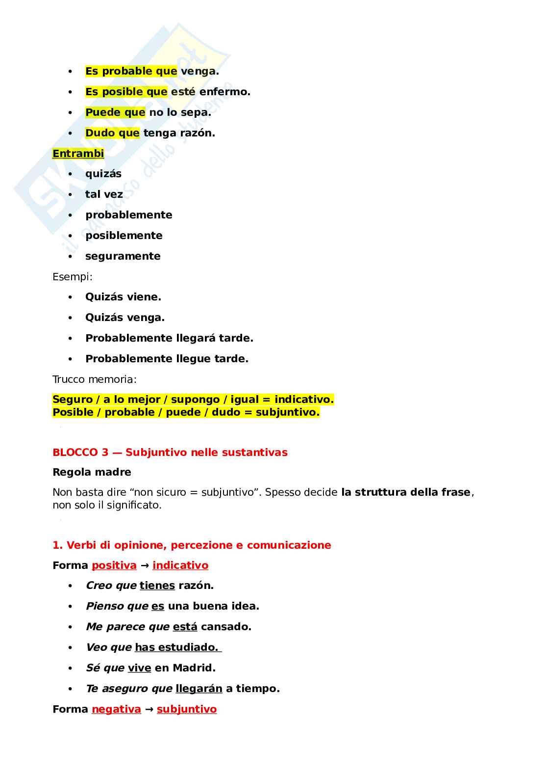 Preparazione completa esame CEL Spagnolo Pag. 6