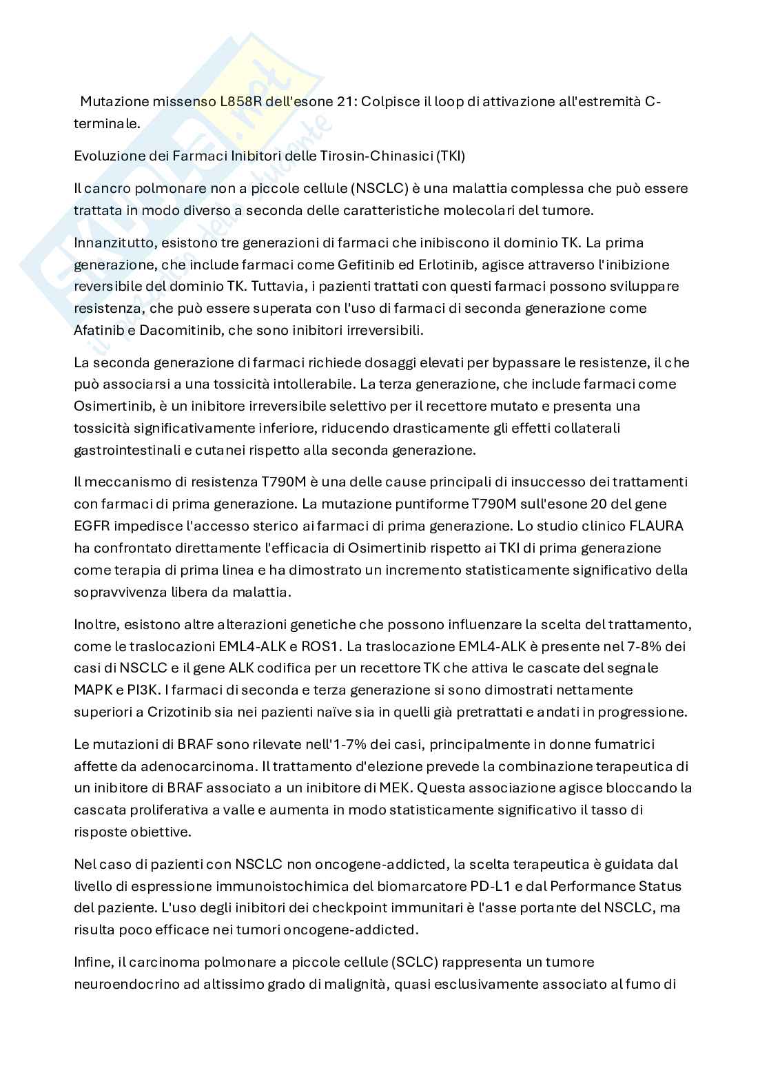 Carcinoma polmone  Pag. 6
