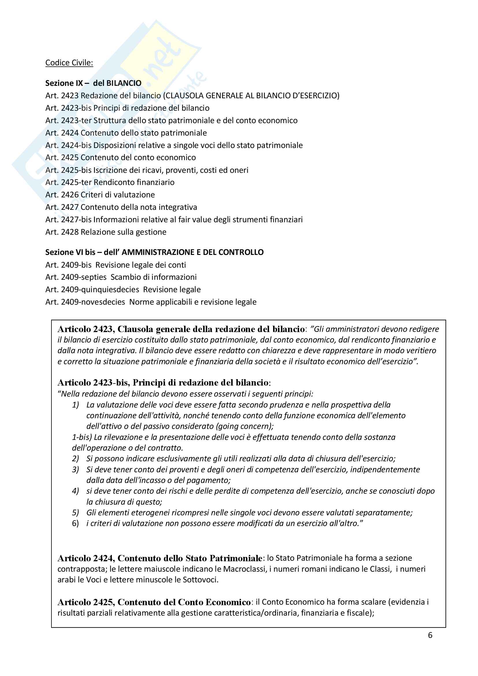 Revisione aziendale Pag. 6