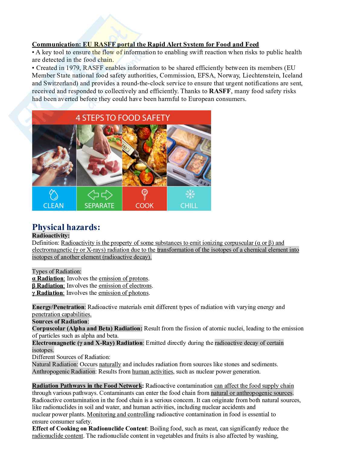 Food safety Pag. 16