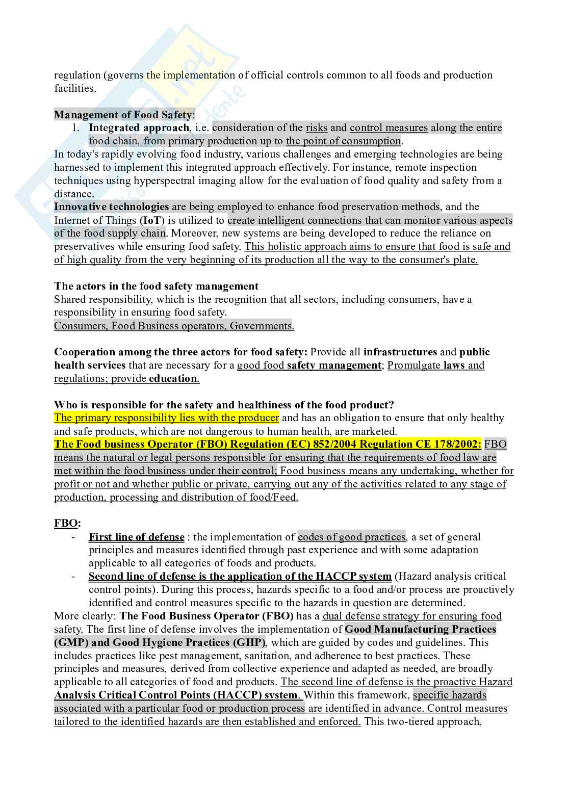 Food safety Pag. 6