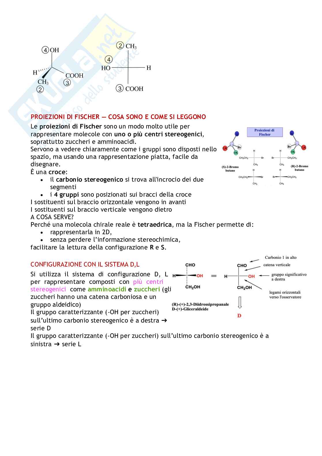 Struttura e funzione delle molecole organiche negli alimenti Pag. 21