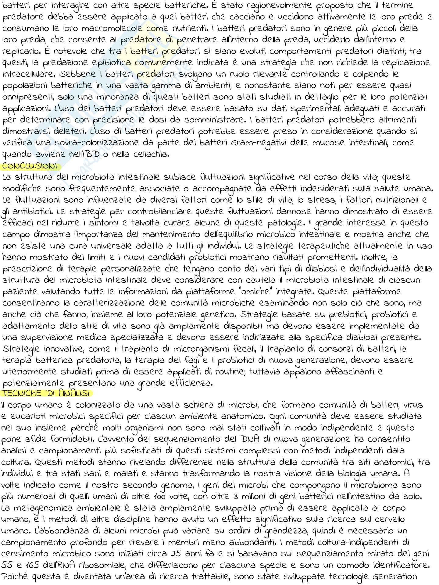 L’analisi del microbiota intestinale nello sportivo Pag. 21